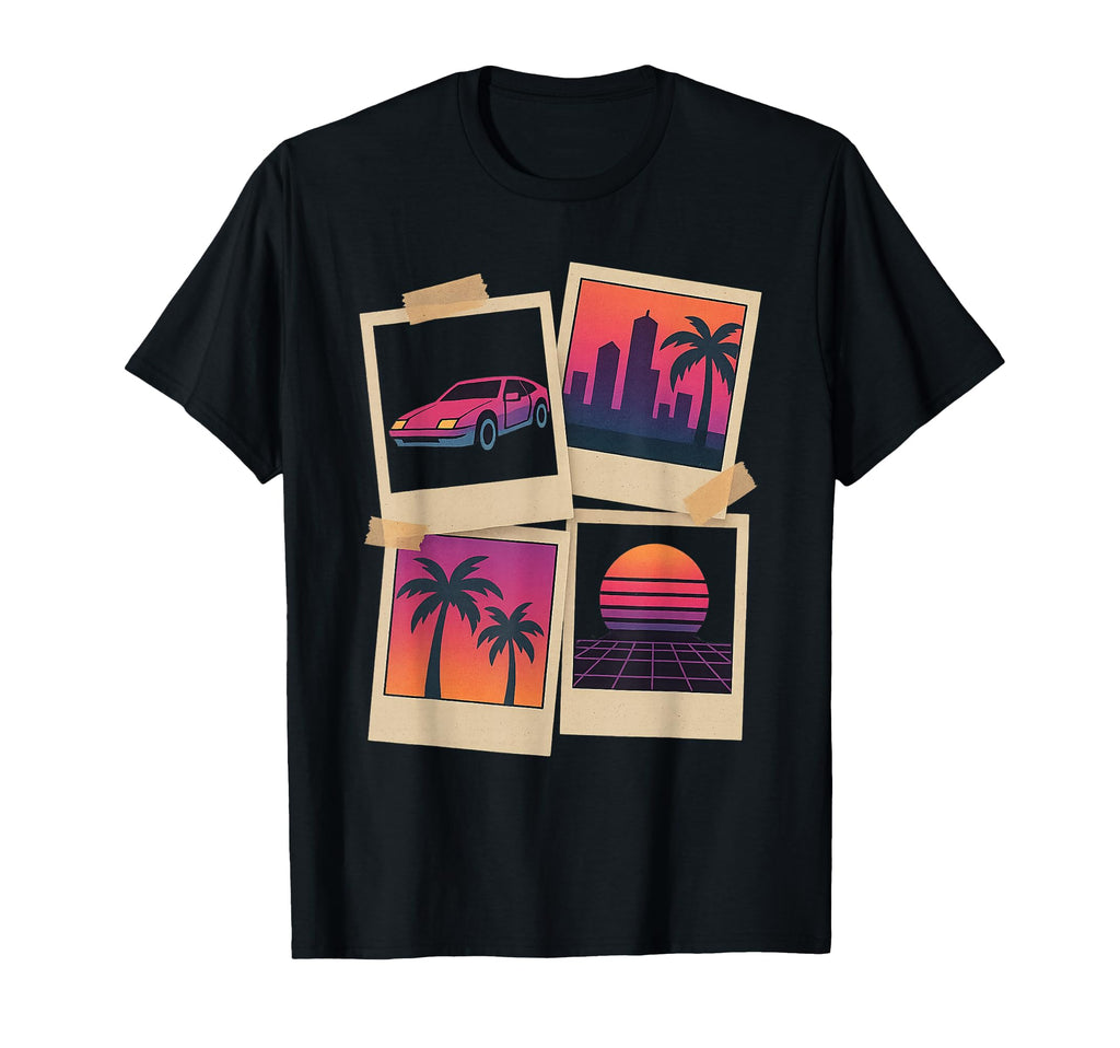 80S Synthwave T-Shirt - Minimalist Print Unisex - T-Shirt, Sweatshirt, Hoodie