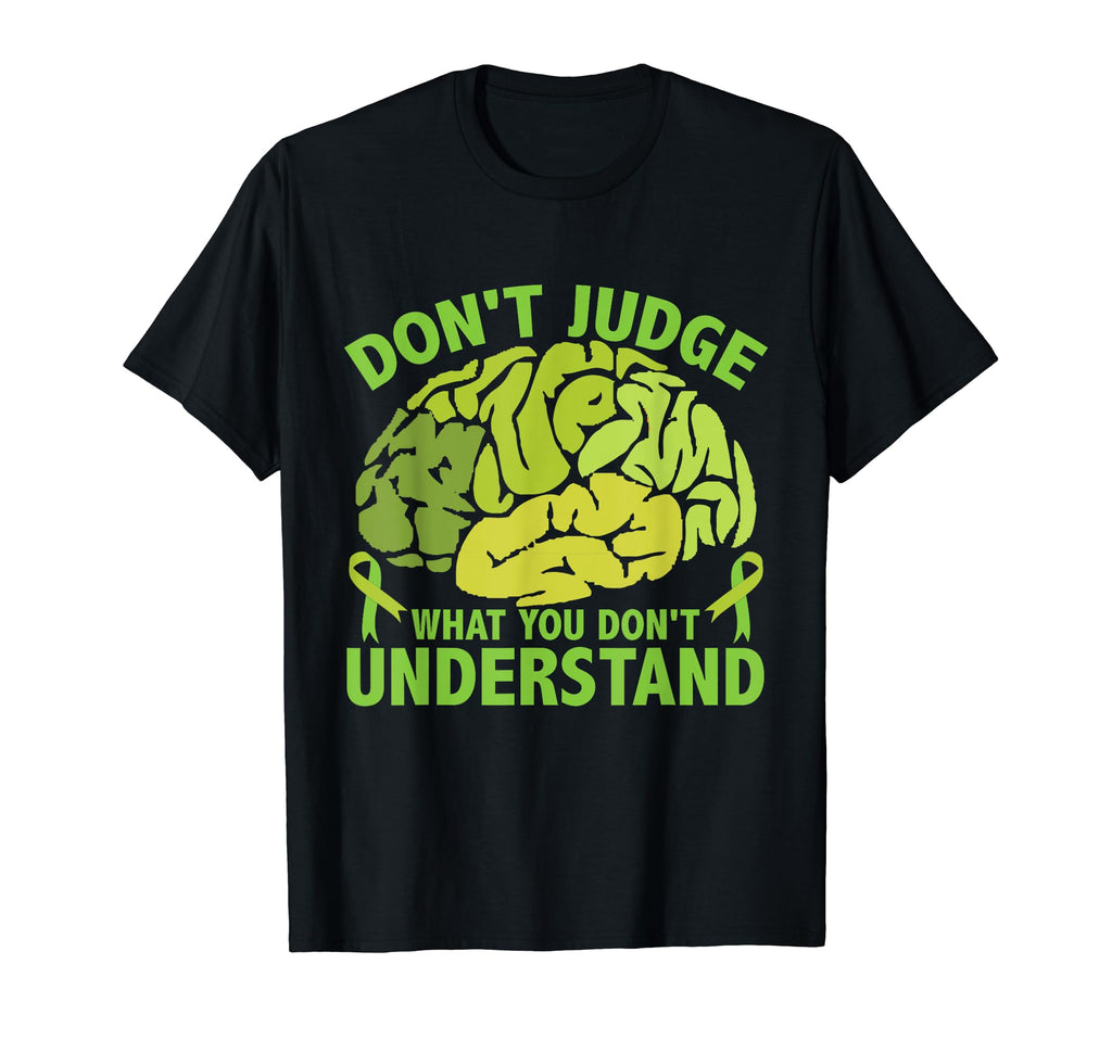 Green Ribbon Mental Health Awareness T-Shirt - Graphic Print Unisex - T-Shirt, Sweatshirt, Hoodie