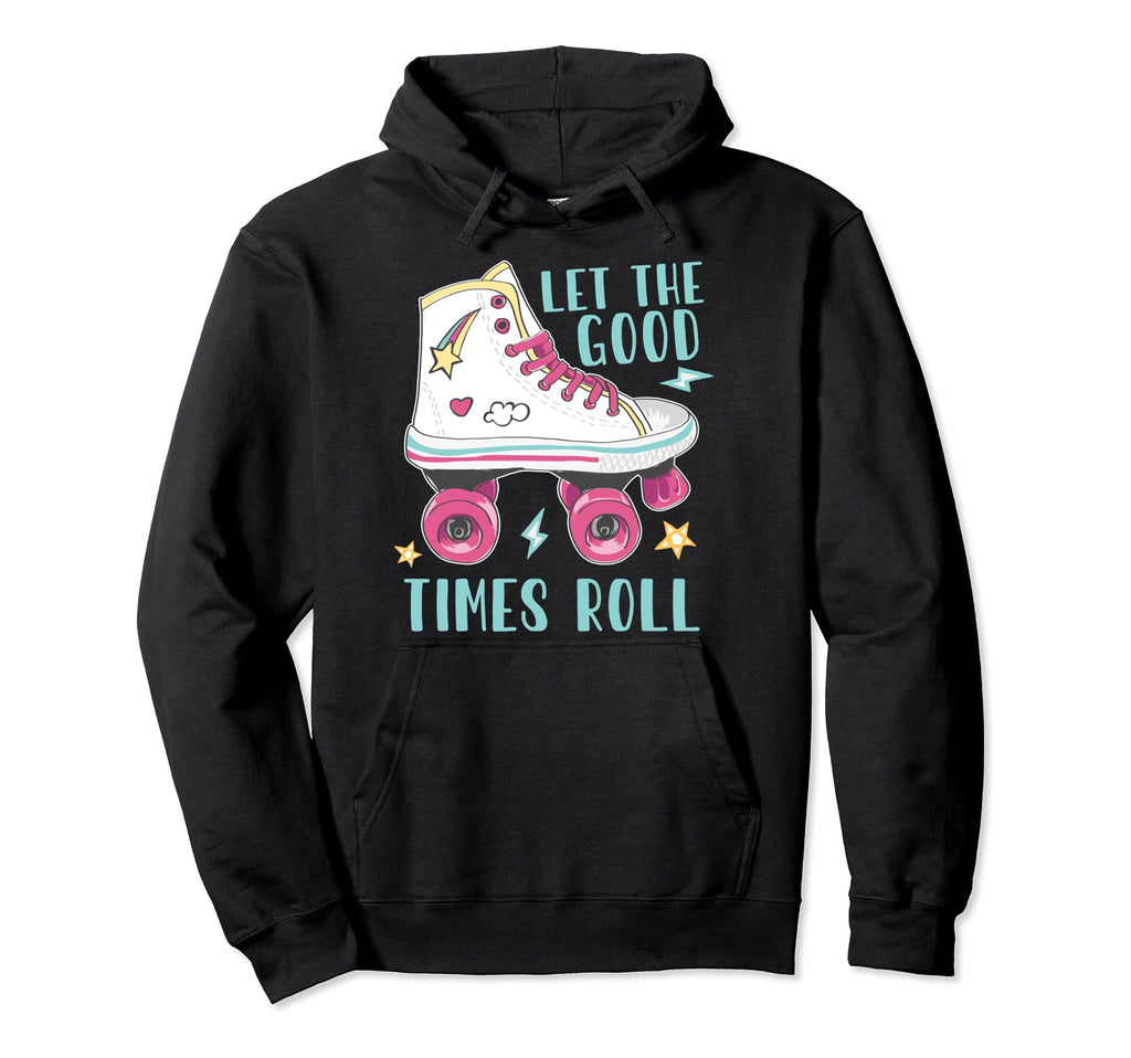 Roller Skating Derby Skater 70S Roller Hoodie - Novelty Apparel for Adults - T-Shirt, Sweatshirt, Hoodie