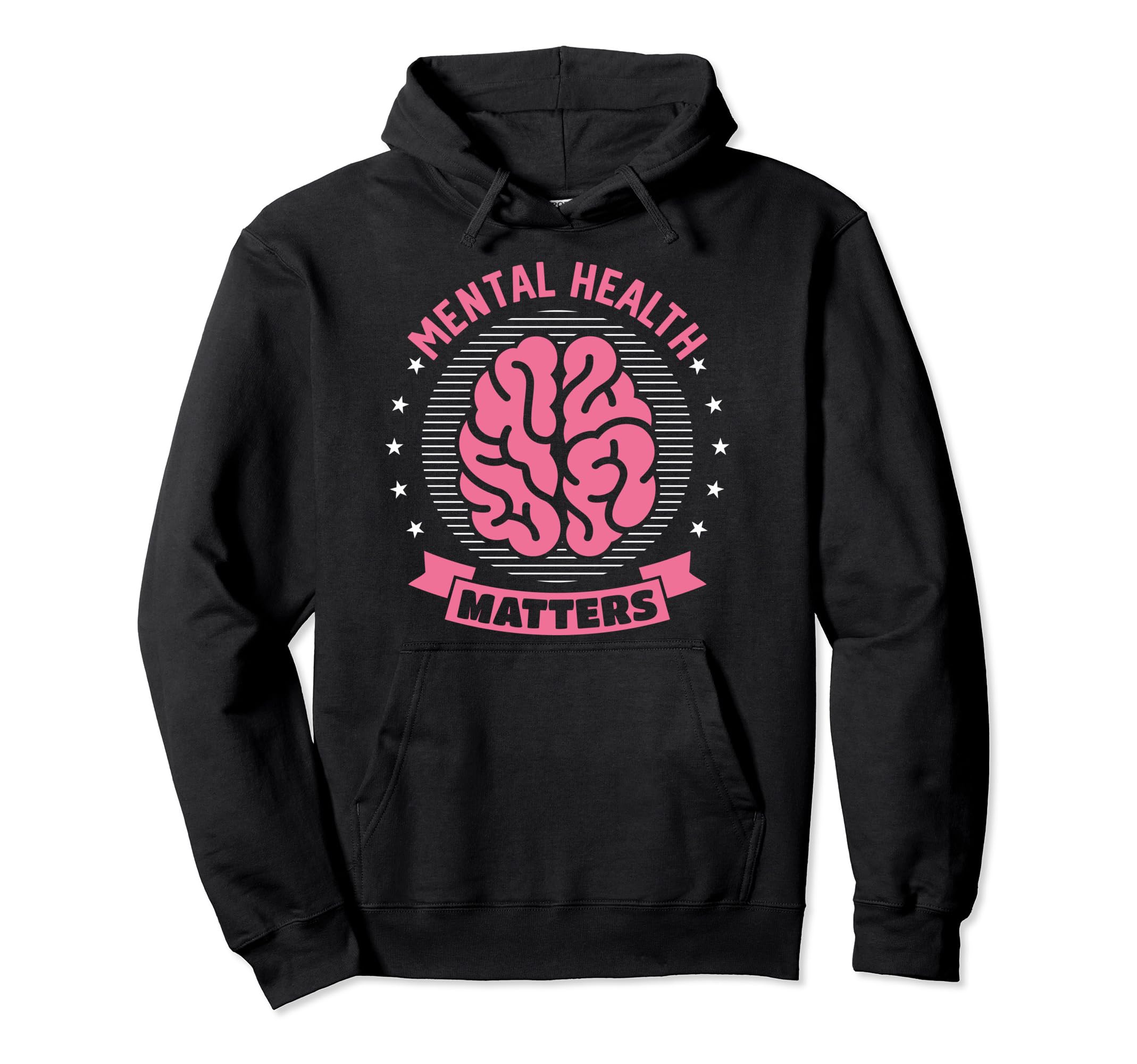 Mental Health Awareness Brain Mental Hoodie - Graphic Print for Adults - T-Shirt, Sweatshirt, Hoodie