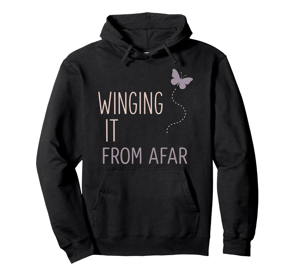 Anti Social Butterfly Introvert Meme Hoodie - Novelty Apparel for Adults - T-Shirt, Sweatshirt, Hoodie