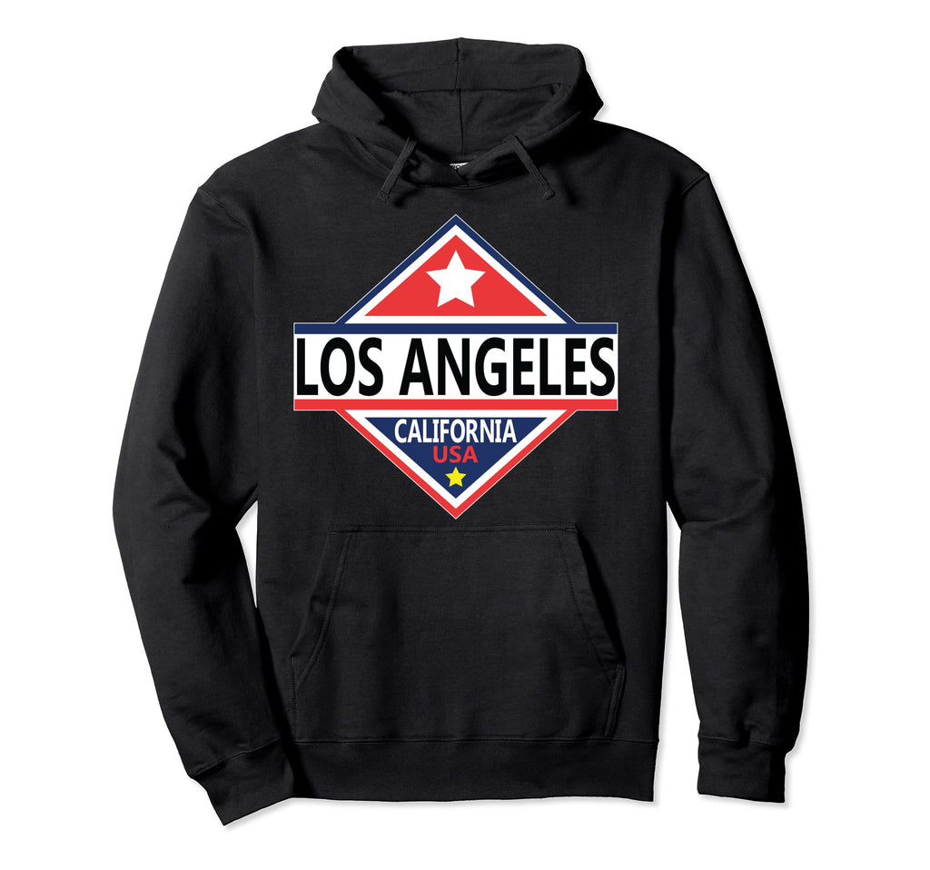 Los Angeles California Usa America Hoodie - Fun Novelty Design Unisex - T-Shirt, Sweatshirt, Hoodie