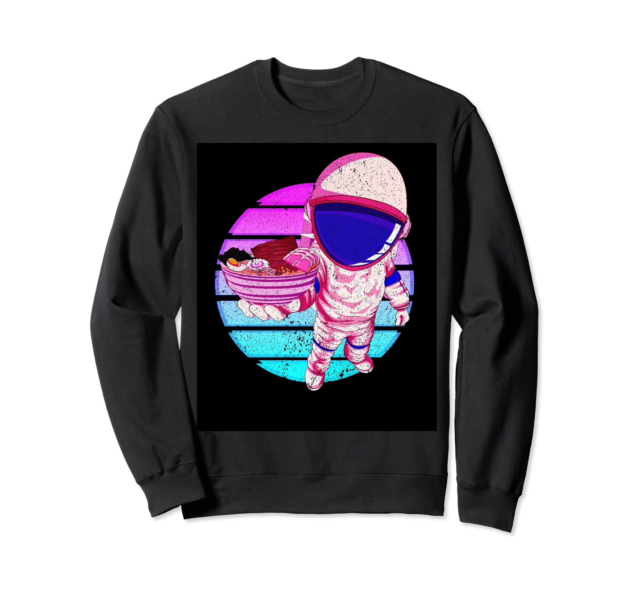 Japan Ramen Noodles Lover Synthwave Sweatshirt - Unique Graphic for Adults - T-Shirt, Sweatshirt, Hoodie