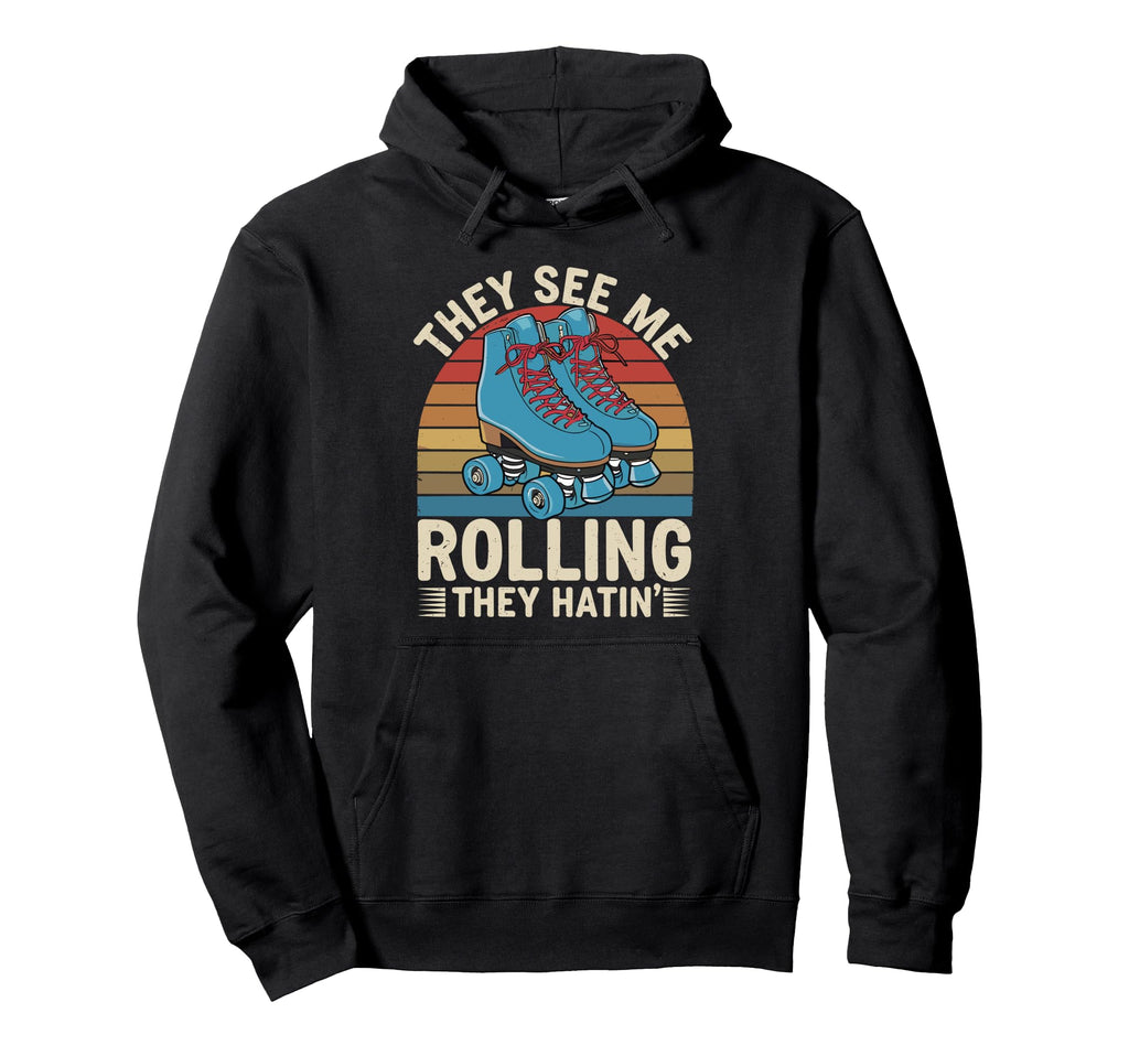 They See Me Rollin They Hatin Derby Hoodie - Graphic Print for Adults - T-Shirt, Sweatshirt, Hoodie
