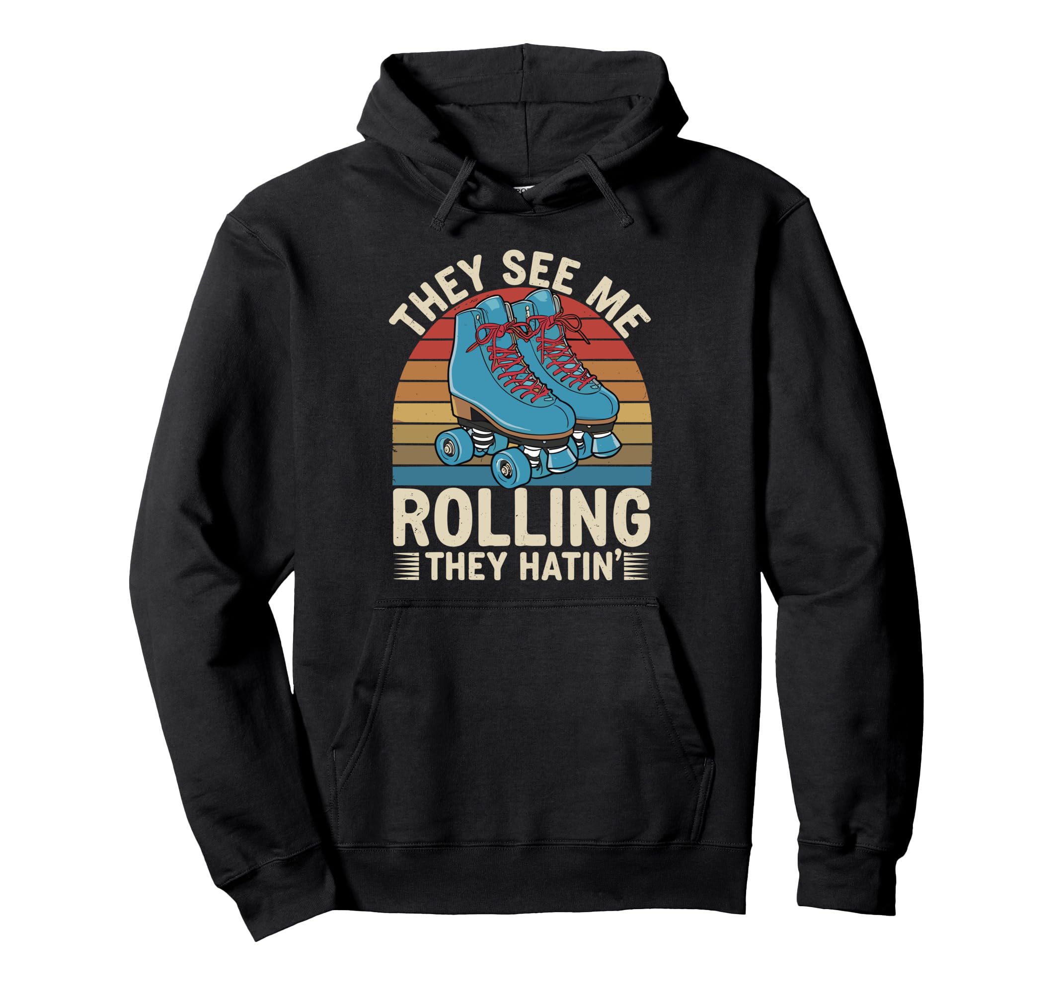 They See Me Rollin They Hatin Derby Hoodie - Graphic Print for Adults - T-Shirt, Sweatshirt, Hoodie