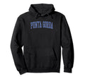 Punta Gorda Fl Distressed Blue Varsity Hoodie - Trendy Graphic Unisex - T-Shirt, Sweatshirt, Hoodie