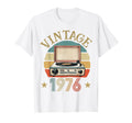 1976 Born 1976 Sunset Vinyl Record T-Shirt - Novelty Apparel for Adults - T-Shirt, Sweatshirt, Hoodie