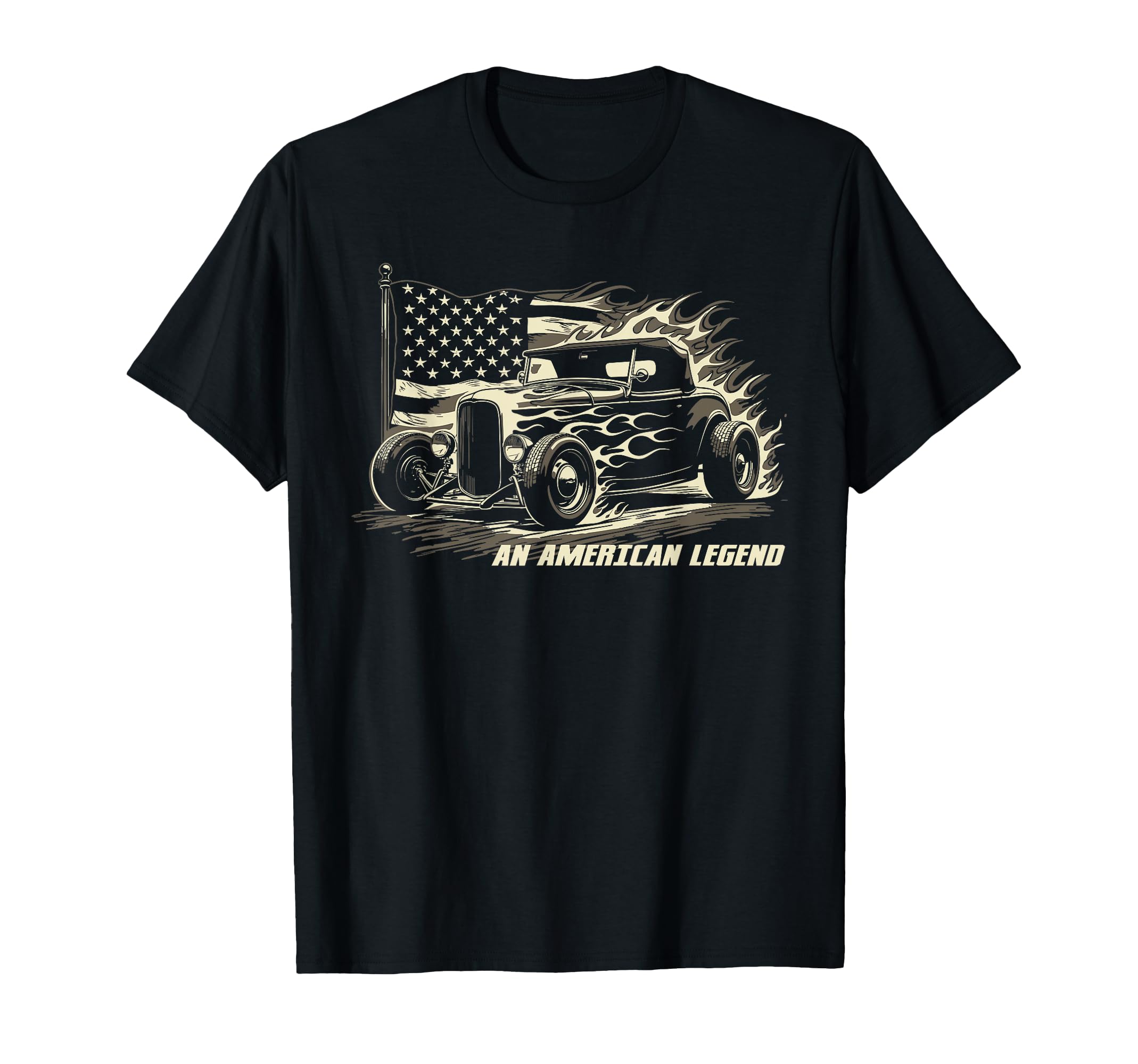 American Legend Deuce Coupe Hot Rod Car T-Shirt - Novelty Apparel Unisex - T-Shirt, Sweatshirt, Hoodie