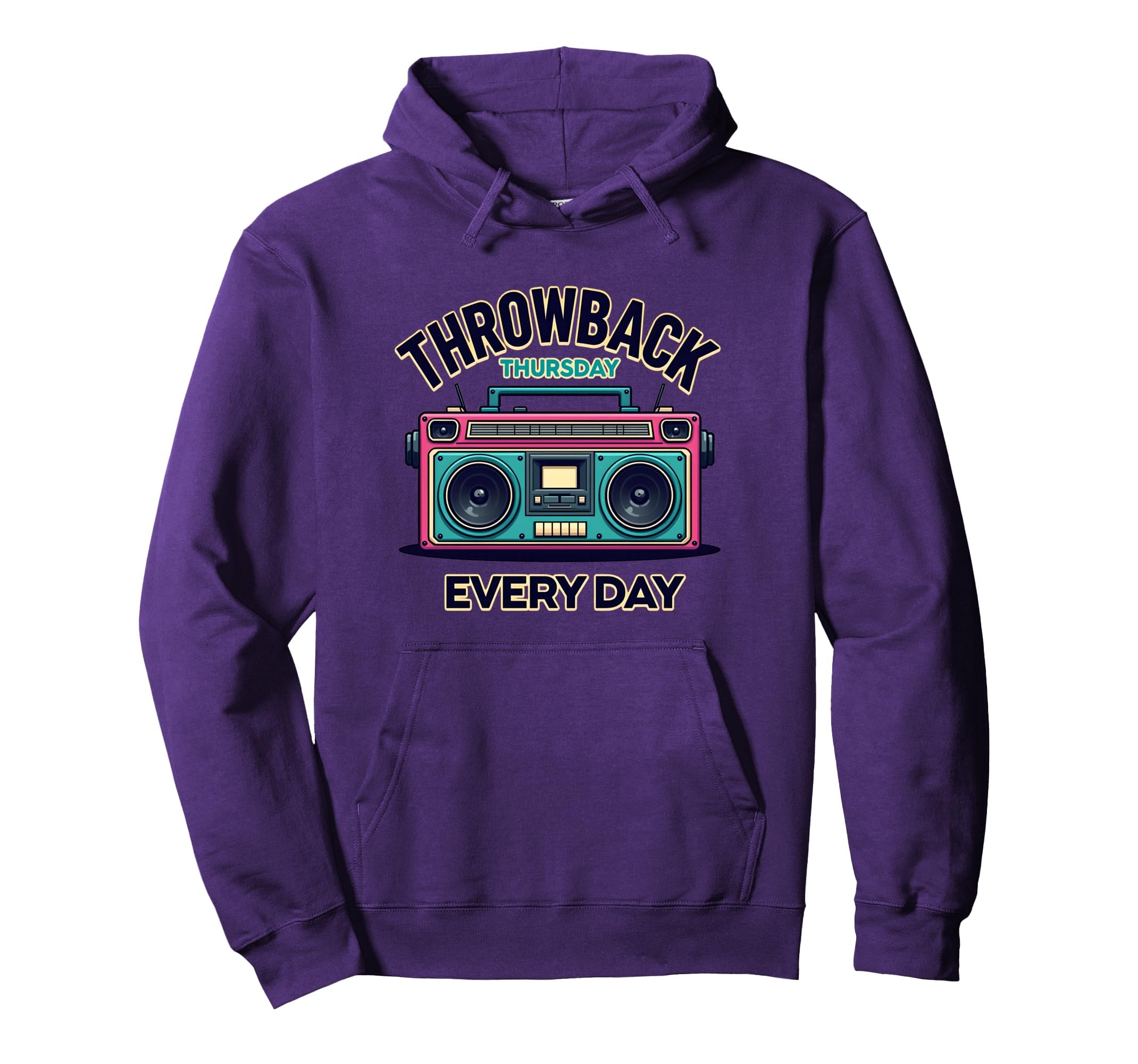 Throwback Thursday Everyday Hoodie - Graphic Print for Adults - T-Shirt, Sweatshirt, Hoodie
