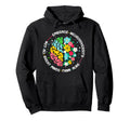 Embrace Neurodiversity Brain Autism Hoodie - Trendy Graphic Men Women - T-Shirt, Sweatshirt, Hoodie