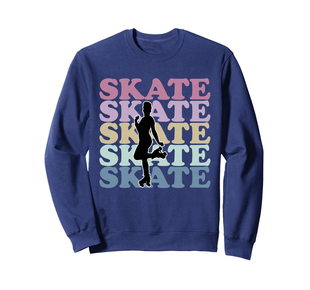 Roller Skating Skating Gift Skaters Sweatshirt - Graphic Print for Adults - T-Shirt, Sweatshirt, Hoodie