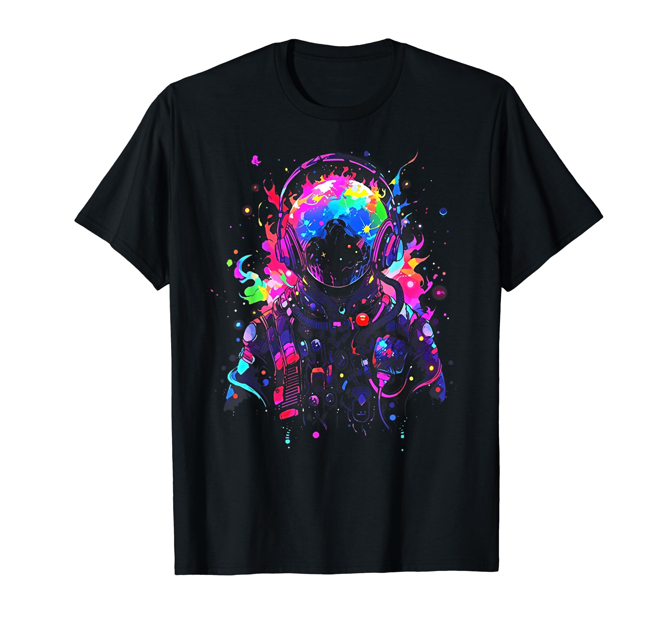 Synthwave Astronaut Cyberpunk 80S Sci Fi T-Shirt - Graphic Print Men Women - T-Shirt, Sweatshirt, Hoodie