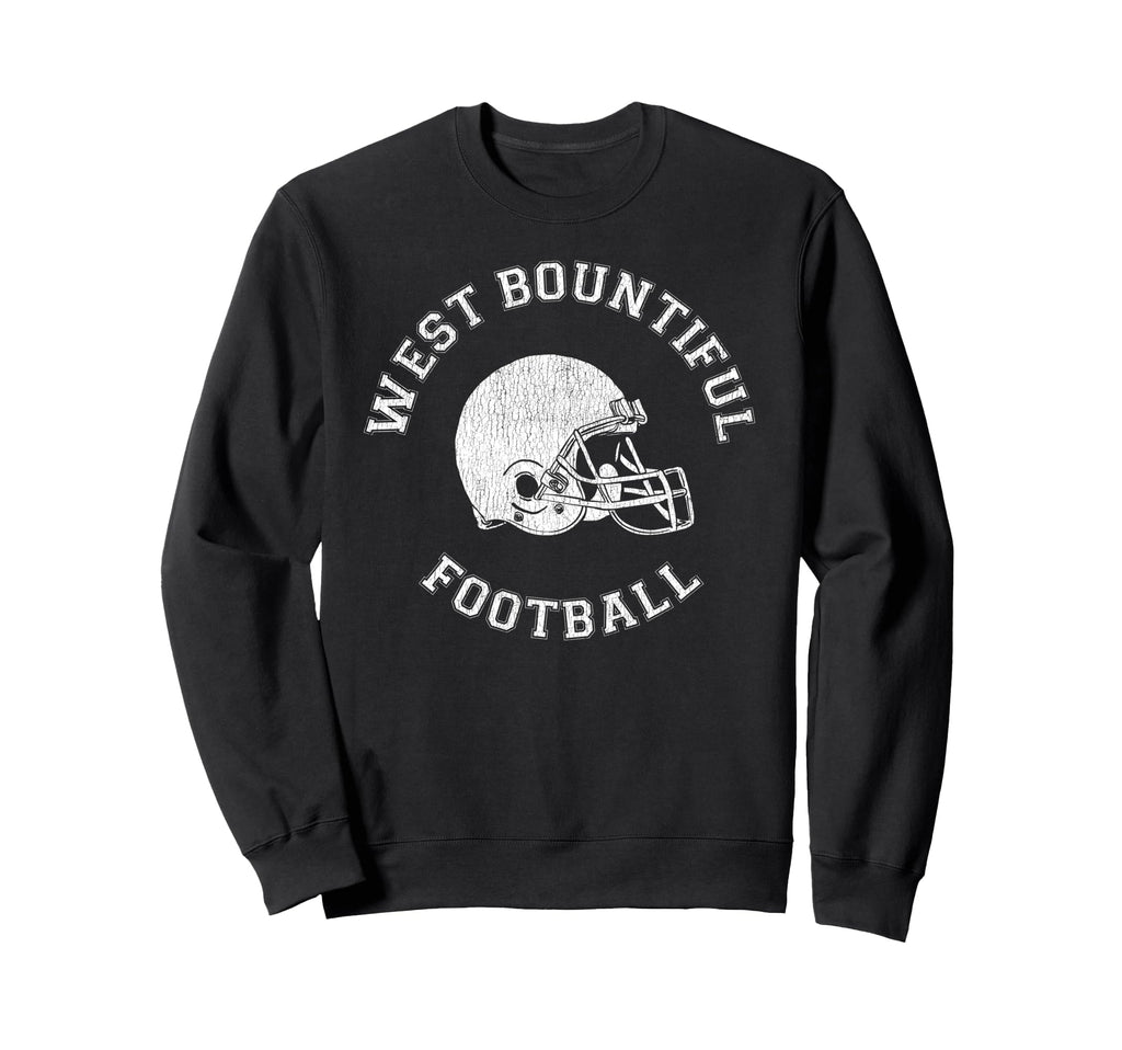 West Bountiful Football Distressed Sweatshirt - Graphic Print for Adults - T-Shirt, Sweatshirt, Hoodie