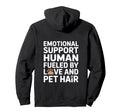 Emotional Support Human Do Not Pet Gifts Hoodie - Minimalist Print Unisex - T-Shirt, Sweatshirt, Hoodie