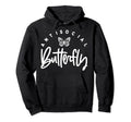 Antisocial Butterfly Introvert Hoodie - Casual Everyday Wear for Adults - T-Shirt, Sweatshirt, Hoodie