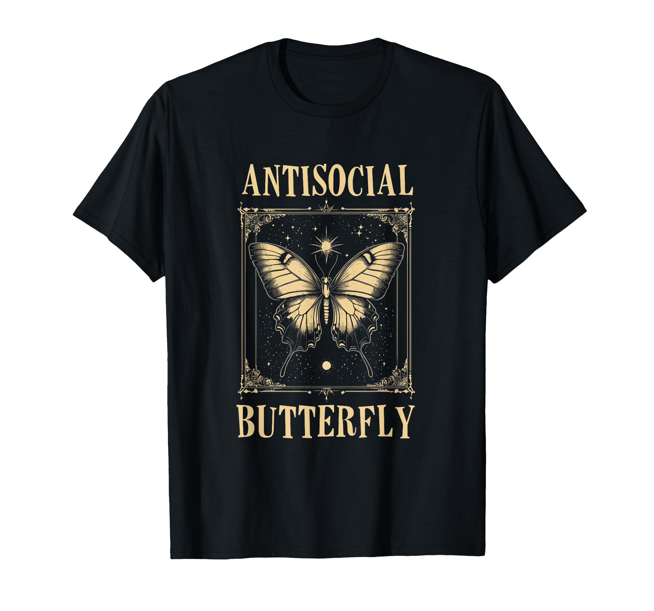 Antisocial Butterfly Gift Sweatshirt - Unique Graphic Unisex - T-Shirt, Sweatshirt, Hoodie