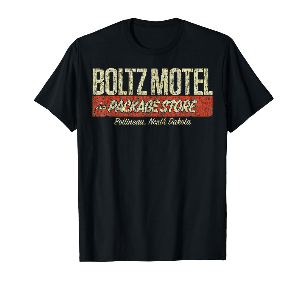 Boltz Motel And Package Store Funny T-Shirt - Unique Graphic for Adults - T-Shirt, Sweatshirt, Hoodie