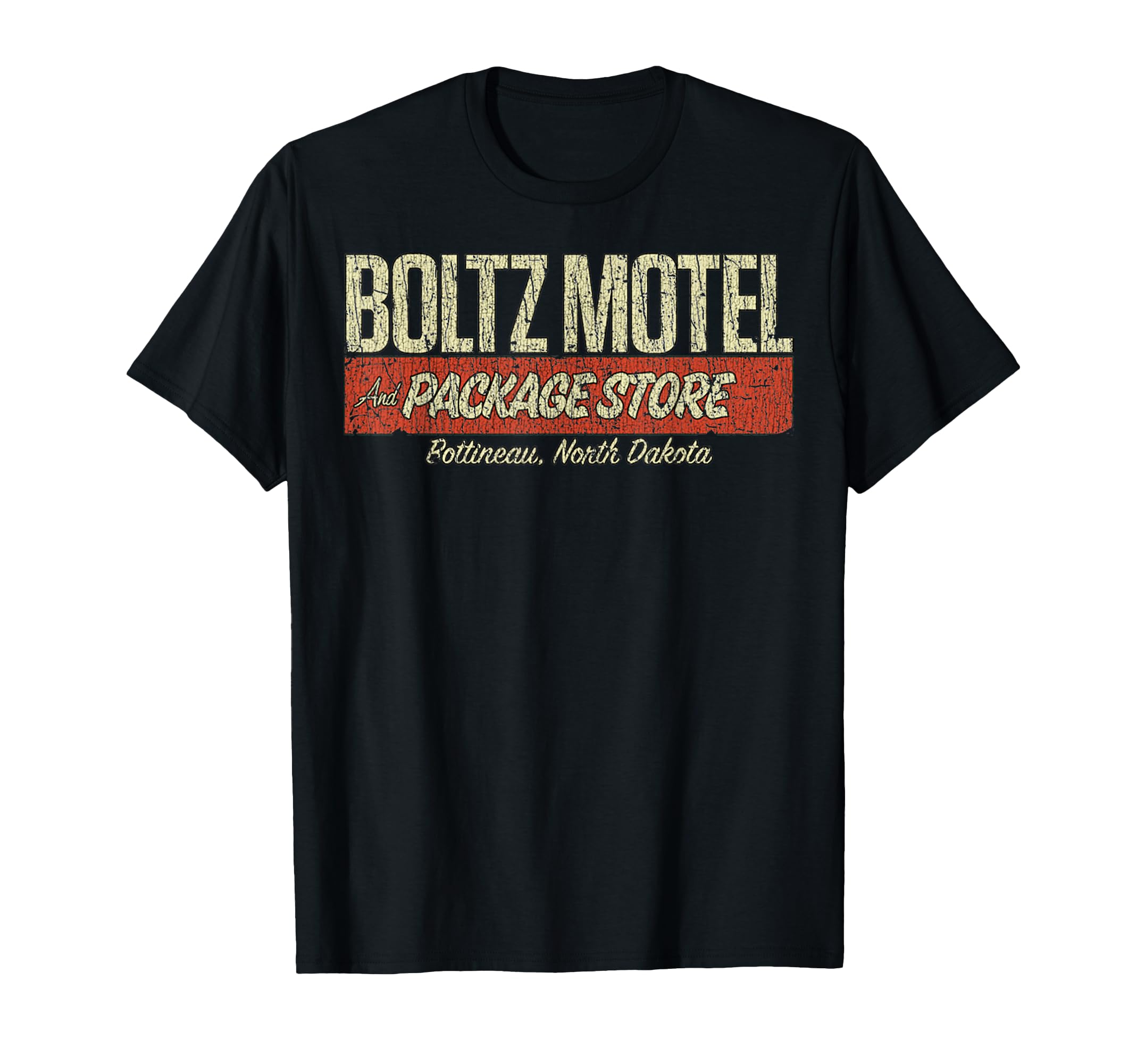Boltz Motel And Package Store Funny T-Shirt - Unique Graphic for Adults - T-Shirt, Sweatshirt, Hoodie