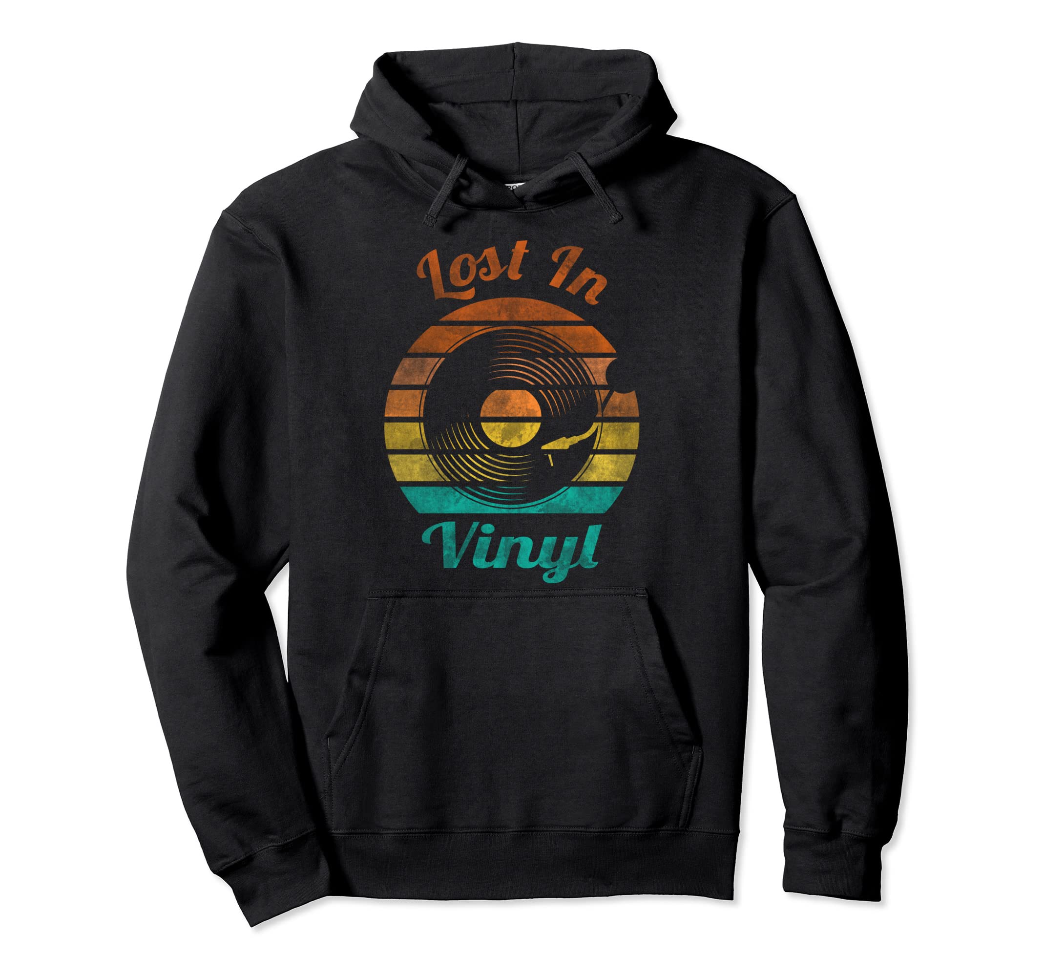 Lost Vinyl Record Player Hoodie - Novelty Apparel Men Women - T-Shirt, Sweatshirt, Hoodie