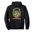 My Plants Are Rooting Me Plant Lover Pun Hoodie - Unique Graphic Unisex - T-Shirt, Sweatshirt, Hoodie