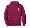 Semicolon Mental Health Matters Hoodie - Casual Everyday Wear for Adults - T-Shirt, Sweatshirt, Hoodie
