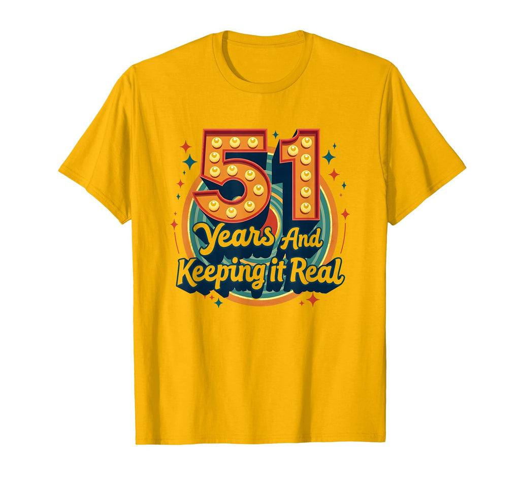 Birthday Gift 51 Years And Keeping It T-Shirt - Minimalist Print Men Women - T-Shirt, Sweatshirt, Hoodie