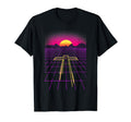 80S Synthwave Cross Neon Outrun Christwave T-Shirt - Novelty Apparel Unisex - T-Shirt, Sweatshirt, Hoodie