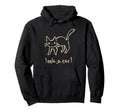 Tomcat Cat Kitten Meme Car Hoodie - Minimalist Print for Adults - T-Shirt, Sweatshirt, Hoodie