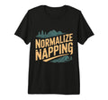 Normalize Napping Lazy Self Care Sleep Tri T-Shirt - Unique Graphic Unisex - T-Shirt, Sweatshirt, Hoodie