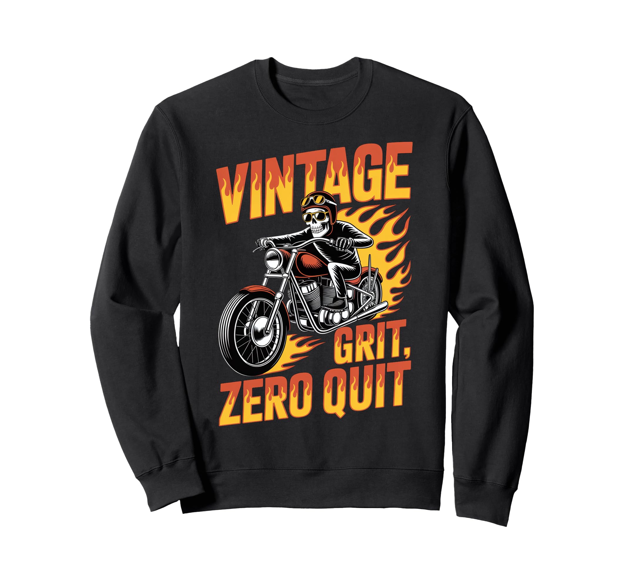 Motorcycle Sweatshirt - Fun Novelty Design for Adults - T-Shirt, Sweatshirt, Hoodie
