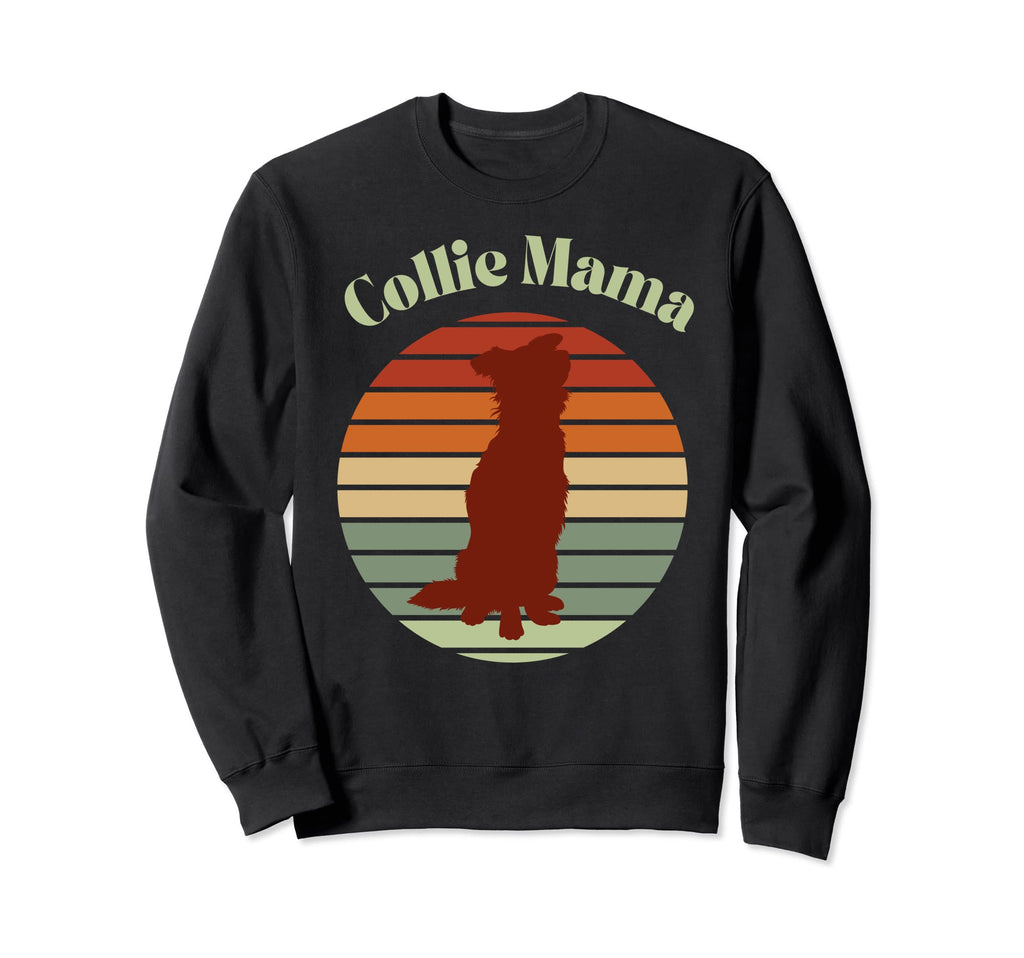 Border Collie Mom Collie Mum Sunset Sweatshirt - Custom Art Print Unisex - T-Shirt, Sweatshirt, Hoodie
