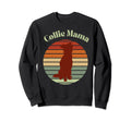 Border Collie Mom Collie Mum Sunset Sweatshirt - Custom Art Print Unisex - T-Shirt, Sweatshirt, Hoodie