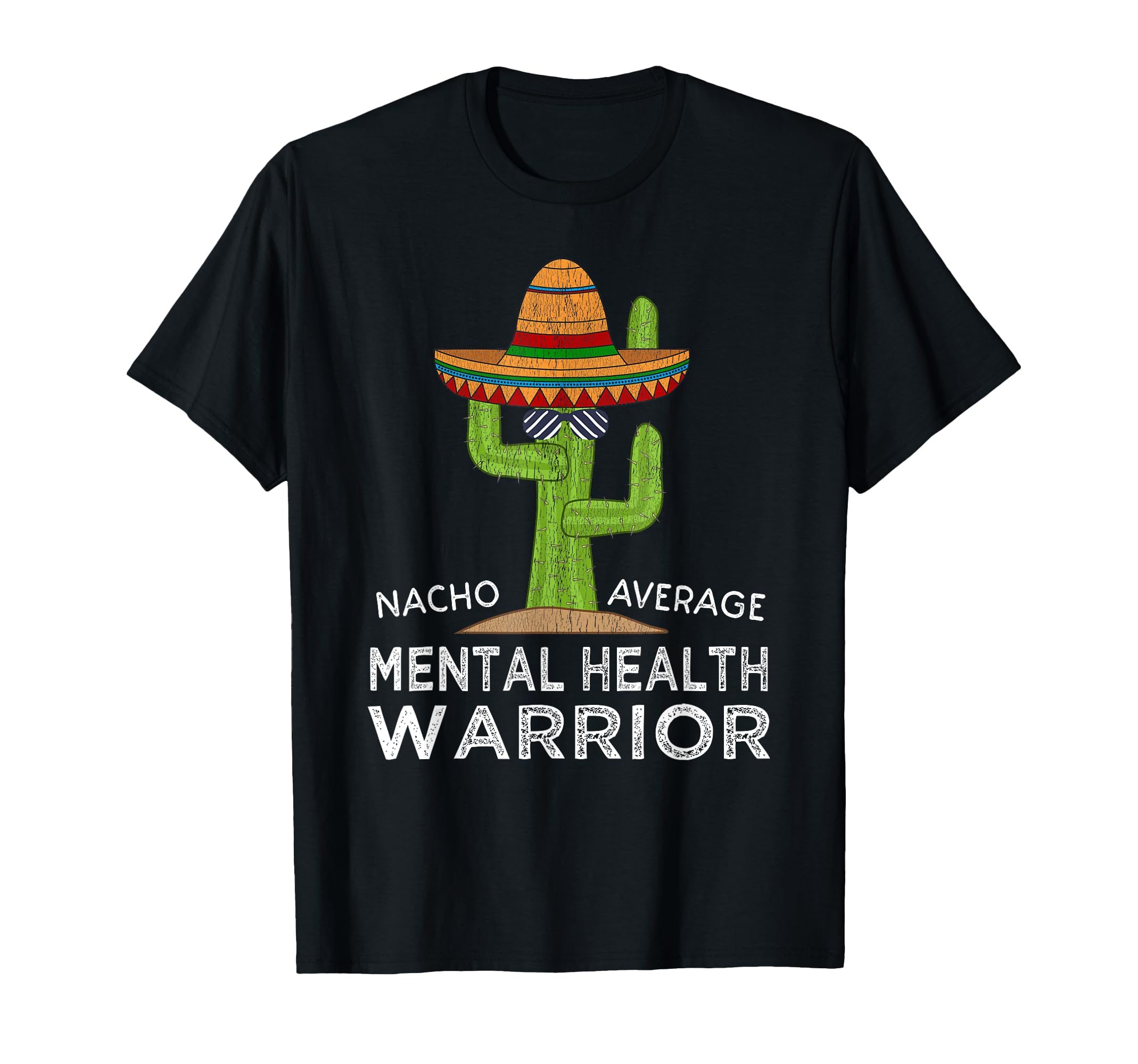Funny Awareness Mental Health Warrior T-Shirt - Fun Novelty Design Unisex - T-Shirt, Sweatshirt, Hoodie