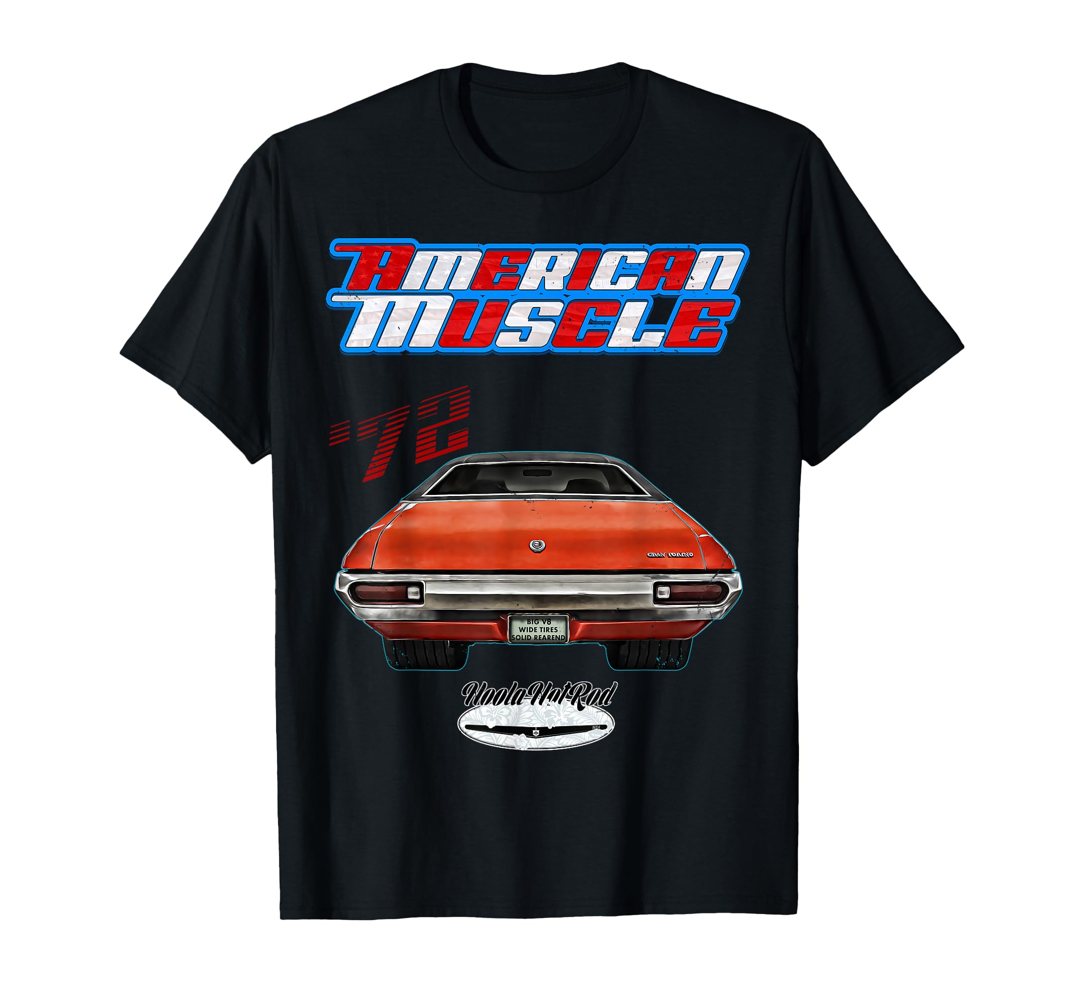 1972 Torino Hot Rod Muscle Car T-Shirt - Novelty Apparel for Adults - T-Shirt, Sweatshirt, Hoodie