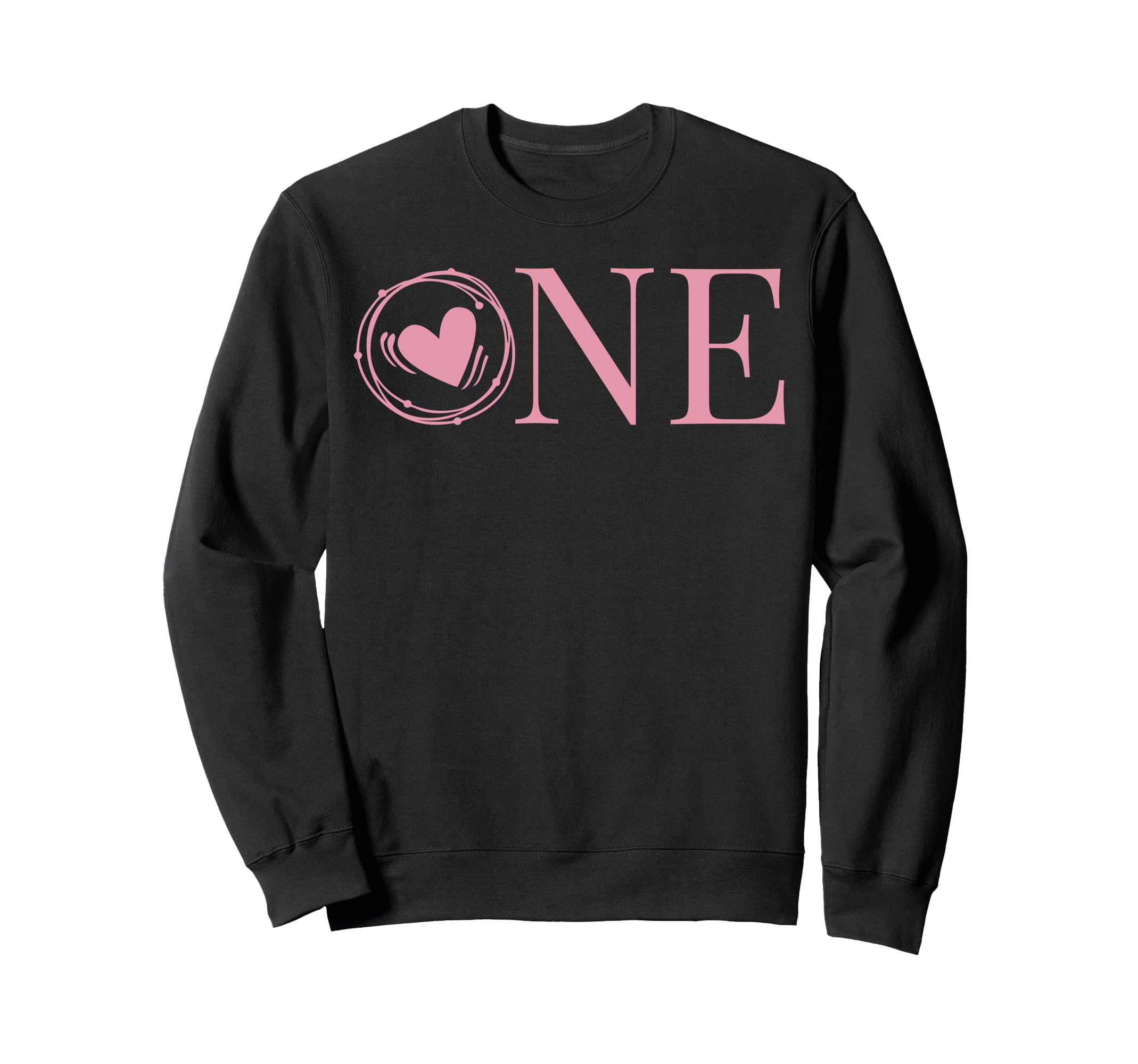 One Heart Love Care Selflove Sweatshirt - Trendy Graphic Men Women - T-Shirt, Sweatshirt, Hoodie
