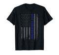 Thin Blue Line Us Flag West Virginia T-Shirt - Minimalist Print for Adults - T-Shirt, Sweatshirt, Hoodie