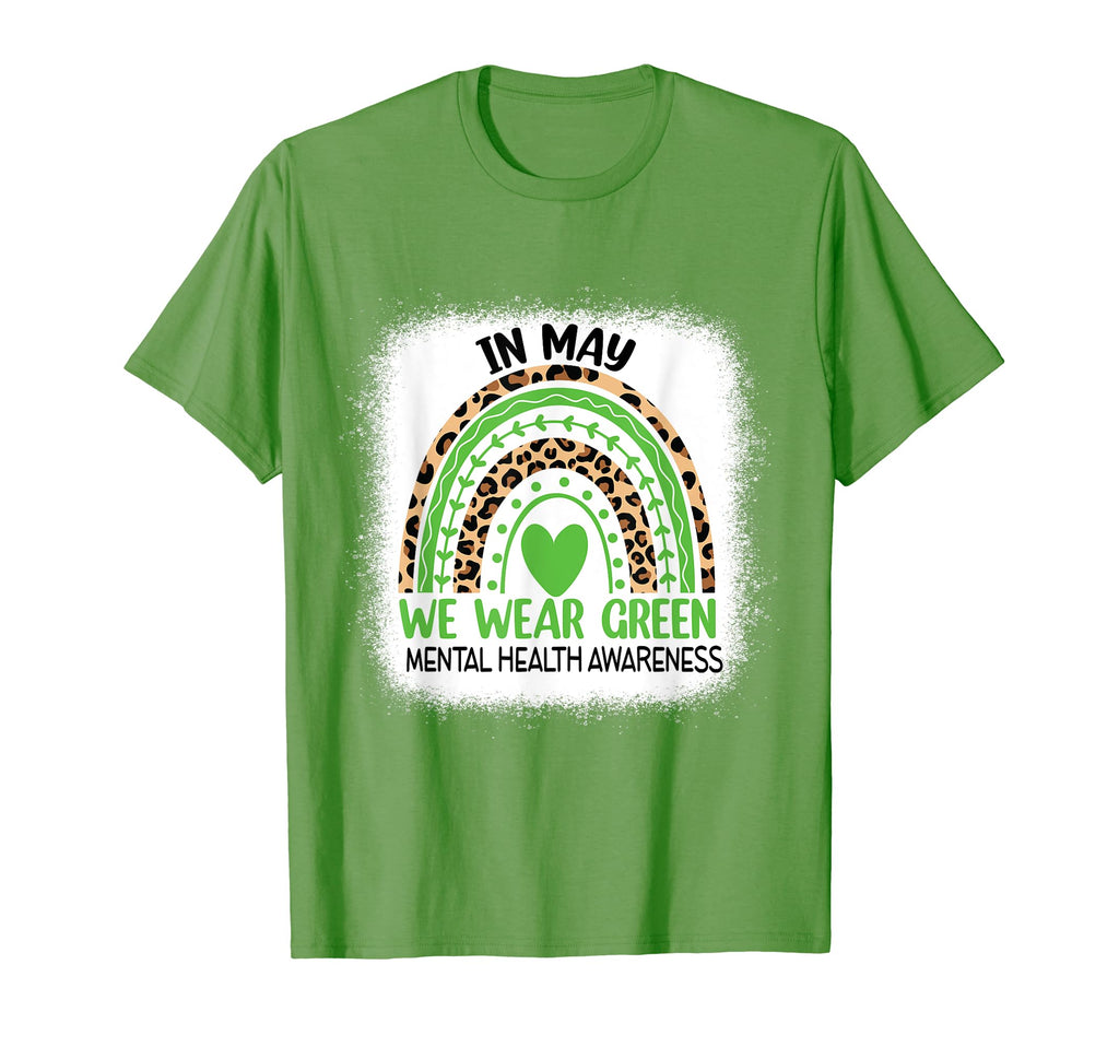 Rainbow May I Wear Green Mental Health T-Shirt - Unique Graphic Men Women - T-Shirt, Sweatshirt, Hoodie