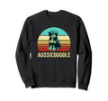 Sunset Aussiedoodle Sweatshirt - Custom Art Print Unisex - T-Shirt, Sweatshirt, Hoodie