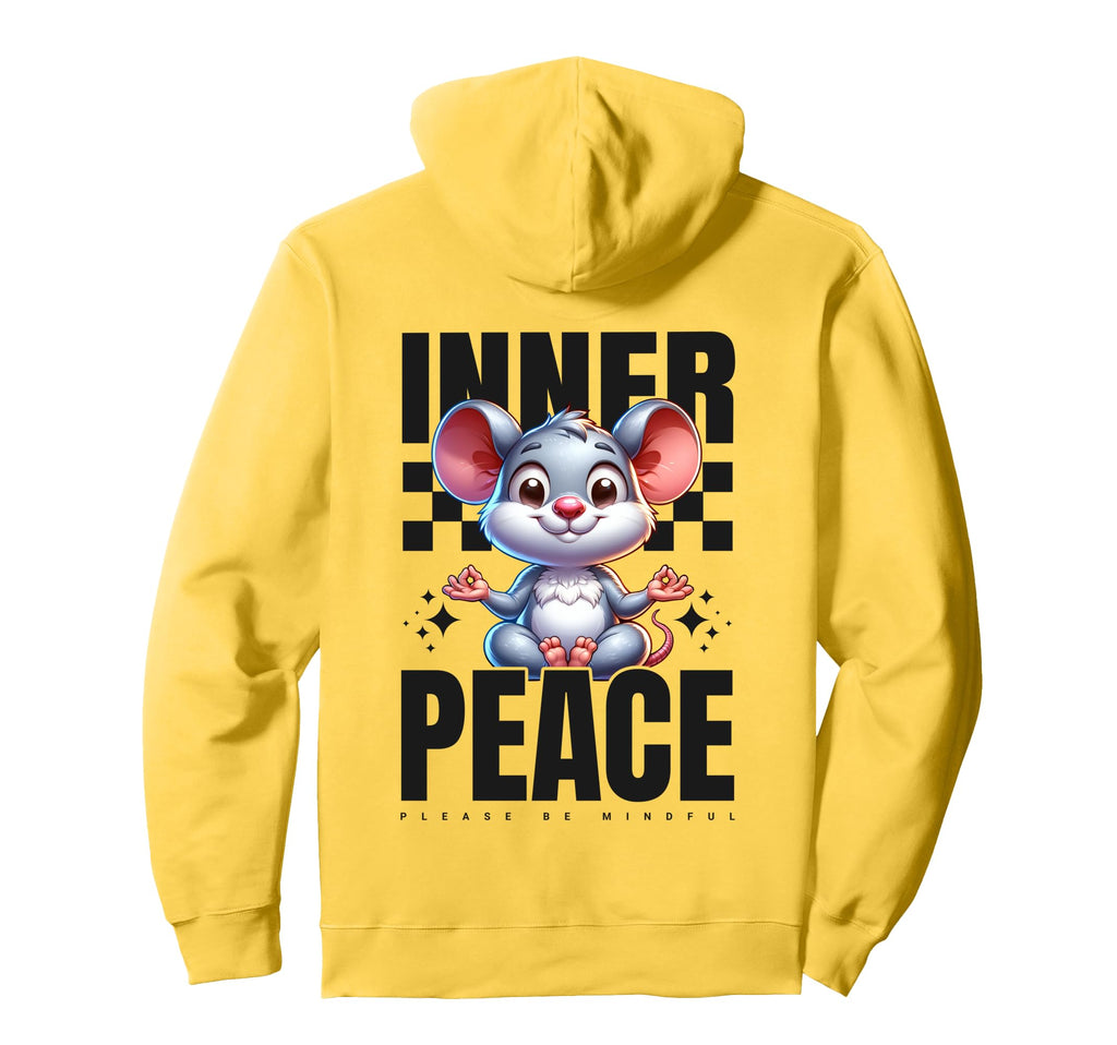 Inner Peace Meditation Zen Yoga Pose Relaxed Hoodie - Graphic Print Unisex - T-Shirt, Sweatshirt, Hoodie