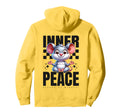 Inner Peace Meditation Zen Yoga Pose Relaxed Hoodie - Graphic Print Unisex - T-Shirt, Sweatshirt, Hoodie