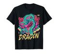 Dragon Techno Vaporwave Anime T-Shirt - Trendy Graphic for Adults - T-Shirt, Sweatshirt, Hoodie