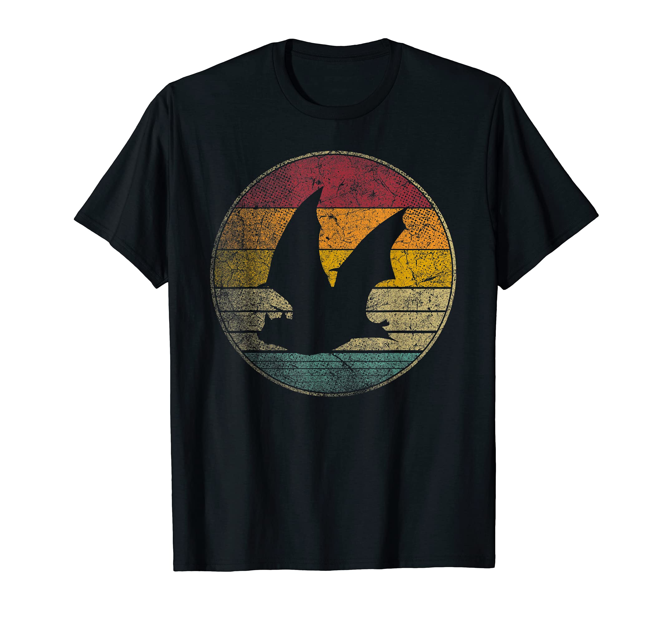 Bat Vampire Nocturnal Animal Zoo 70S T-Shirt - Minimalist Print for Adults - T-Shirt, Sweatshirt, Hoodie