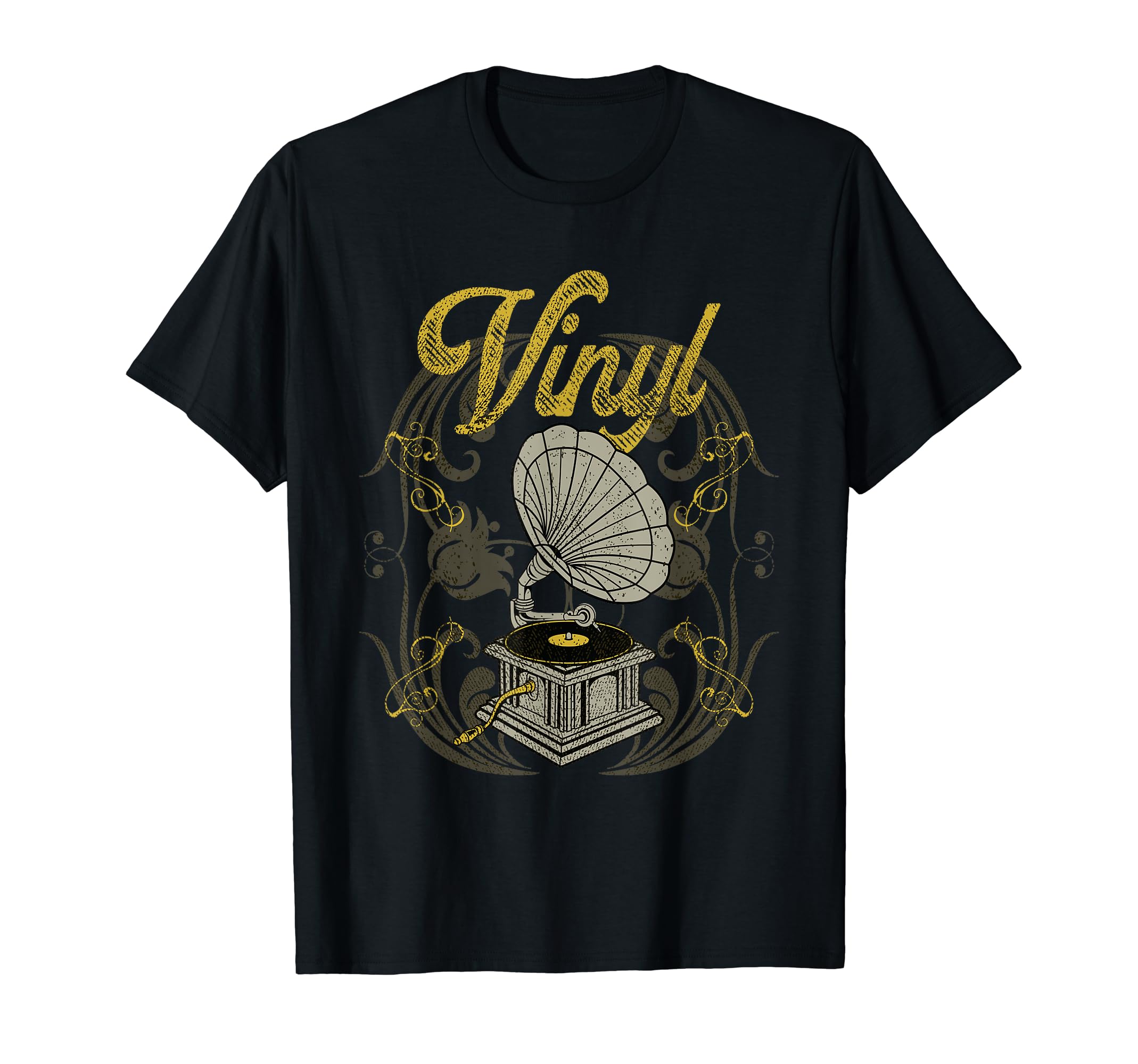 Vinyl Record Player Lp Turntable Gift T-Shirt - Unique Graphic Unisex - T-Shirt, Sweatshirt, Hoodie