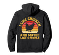 Funny Farm Animal Chicken Lover Hoodie - Aesthetic Graphic for Adults - T-Shirt, Sweatshirt, Hoodie