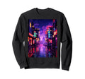 Japanese Vaporwave Streets Tokyo Sweatshirt - Unique Graphic Unisex - T-Shirt, Sweatshirt, Hoodie