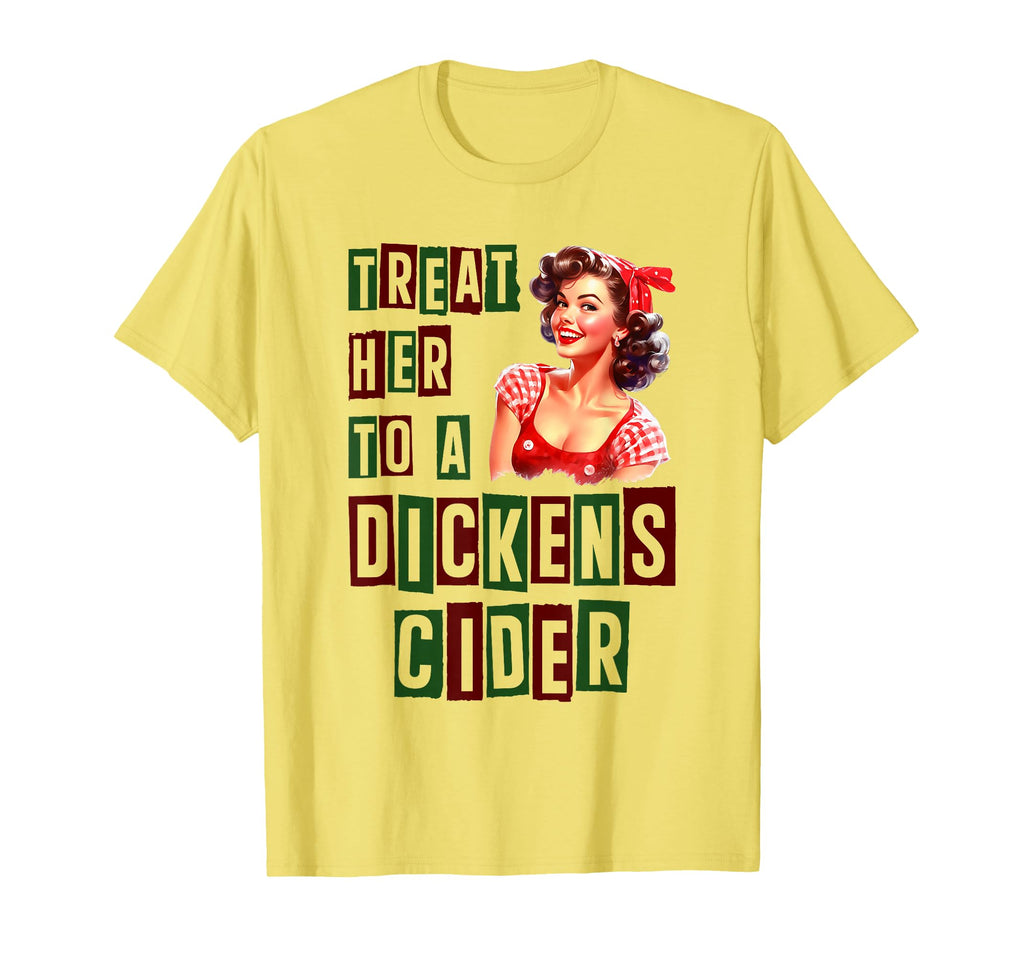 Dickens Cider Pin Up T-Shirt - Novelty Apparel Unisex - T-Shirt, Sweatshirt, Hoodie