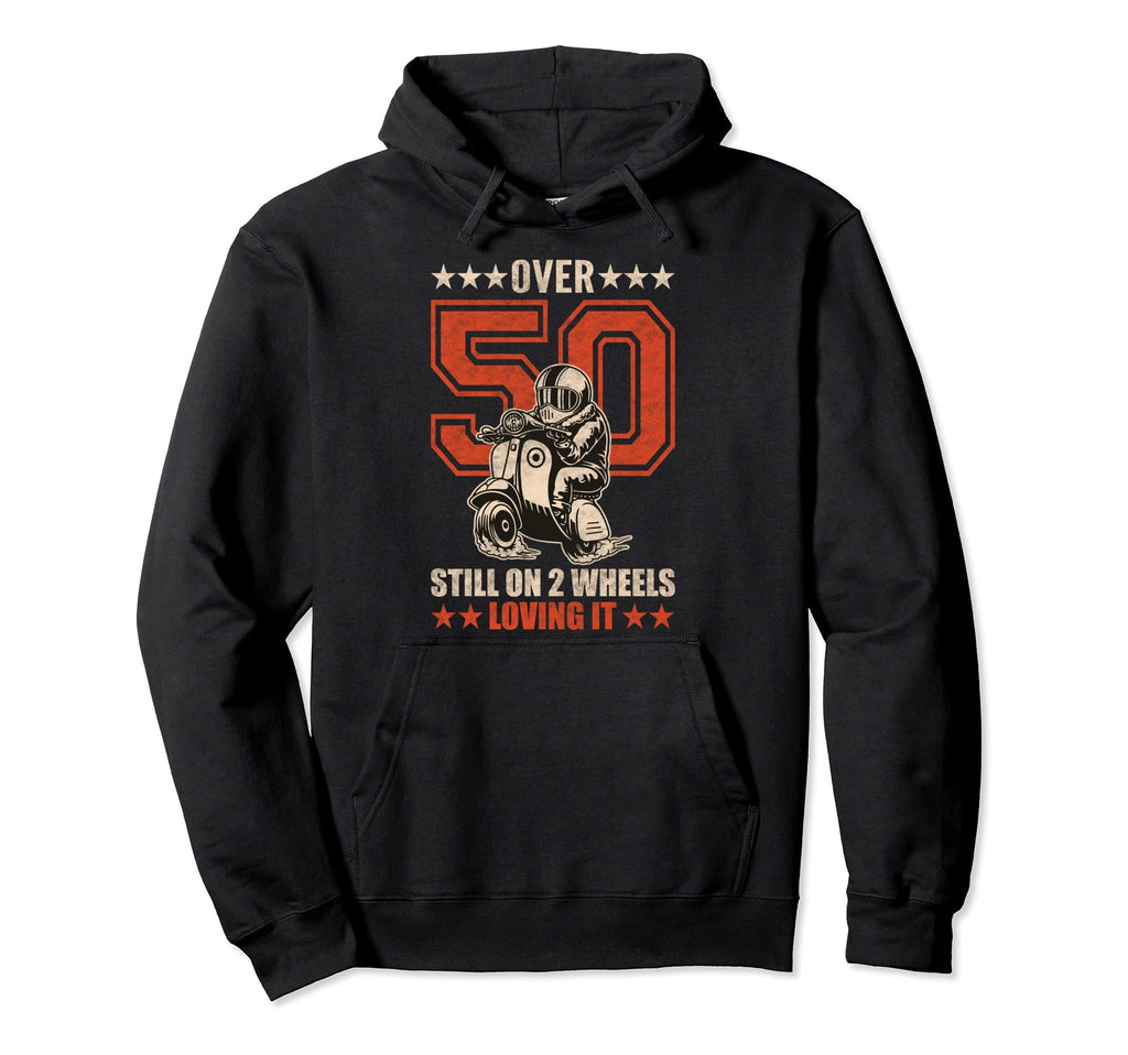 Funny Unique Moped Scooter Enthusiast Hoodie - Unique Graphic Unisex - T-Shirt, Sweatshirt, Hoodie