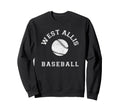 West Allis Baseball Distressed Sweatshirt - Minimalist Print Unisex - T-Shirt, Sweatshirt, Hoodie