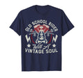 Old School Rider Soul Motorcycle T-Shirt - Custom Art Print Unisex - T-Shirt, Sweatshirt, Hoodie