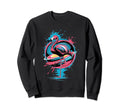 Pop Art Flamingo Paint Dripping Sweatshirt - Custom Art Print Men Women - T-Shirt, Sweatshirt, Hoodie